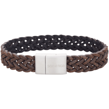 SON armbånd mørkebrun kalveskind 23 cm, fra Son of Noa