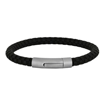 SON armbånd sort kalveskind 23cm 6mm, fra Son of Noa