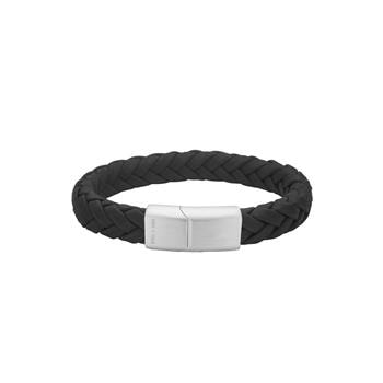 SON armbånd sort kalveskind 23cm, fra Son of Noa