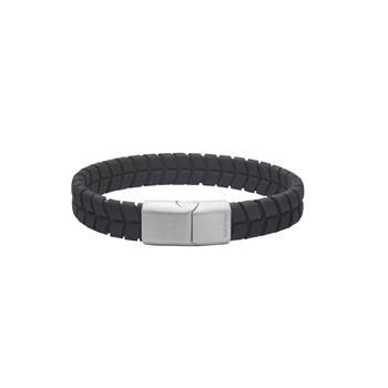 Son of Noa SON læderarmbånd sort kalveskind 12mm