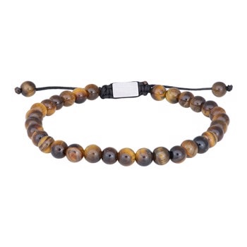 SON armbånd yellow tiger eye 19 - 25cm, fra Son of Noa