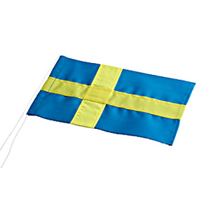 SVENSK STUTFLAG 30 CM 7,5x11, fra Noa Kids