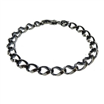 Armbånd - Let oxyderet 18 cm, fra San - Links of Joy