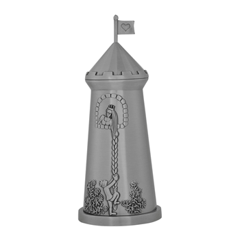 Fortinnet sparebøsse prinsesseslot- 7,5x19cm, fra Noa Kids