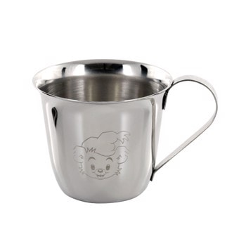 Rustfrit stål krus m. BAMSE, fra Noa Kids