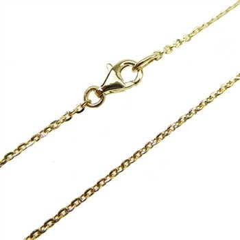 Halskæde - Mirror Anchor - Sterling/forgyldt 0,4mm 70 cm, fra San - Links of Joy