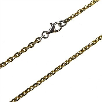 Armbånd - Mirror Anchor - Sterling/forgyldt 0,8mm 21 cm, fra San - Links of Joy
