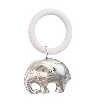 Forsølvet rangle elefant, fra Noa Kids