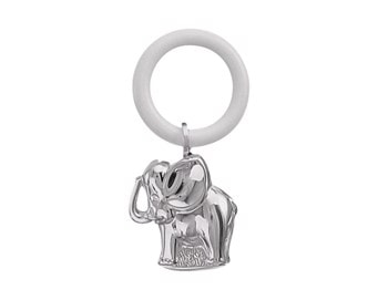 Forsølvet rangle elefant, fra Noa Kids