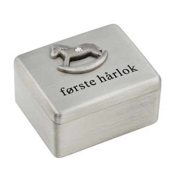 Fortinnet æske "første hårlok" Bambino, fra Noa Kids