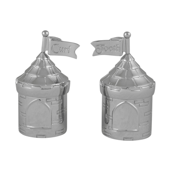 Forkromet min første tand / hårlok slot - 3,5*7cm, fra Noa Kids