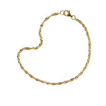 Singapore kæde 2mm - Armbånd & Halskæde - 925/Forgyldt 60cm, fra San - Links of Joy
