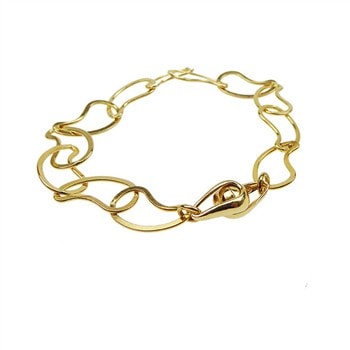 Armbånd - Forgyldt m.Magnetlås 21 cm, fra San - Links of Joy