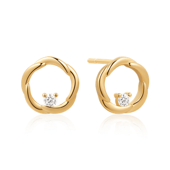 Sølvforgyldt ørestikker, fra Støvring Design