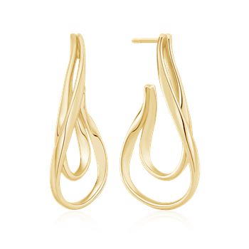 Sølvforgyldt ørestikker, fra Støvring Design