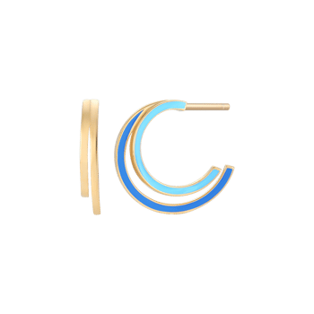 Sølvforgyldt creoler, fra Støvring Design