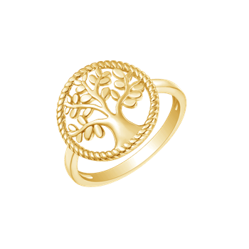 Sølvforgyldt ring, fra Støvring Design