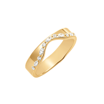 Sølvforgyldt ring, fra Støvring Design