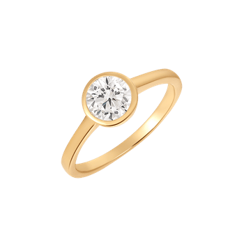 Sølvforgyldt ring, fra Støvring Design