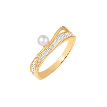 Sølvforgyldt ring, fra Støvring Design