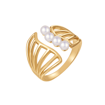 Sølvforgyldt ring, fra Støvring Design