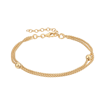 Forgyldt sølv armbånd, fra Støvring Design