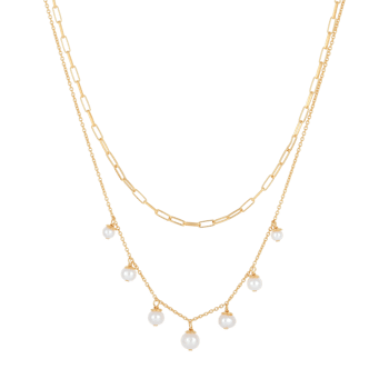 Sølvforgyldt collier, fra Støvring Design