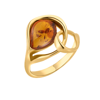 Sølvforgyldt ring, fra Støvring Design