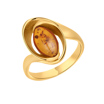 Sølvforgyldt ring, fra Støvring Design