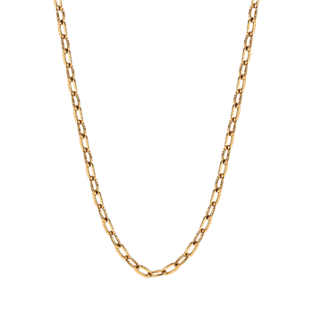 Stål forgyldt collier, fra Støvring Design