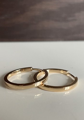Creol knæk 14 karat 20 x 2 mm, fra L&G