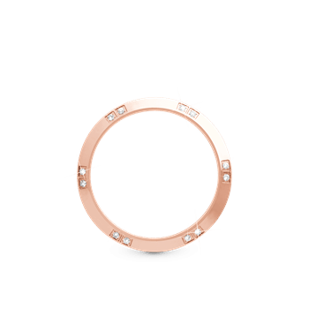Topring 12 Hvide Safirer, fra Christina Jewelry & Watches