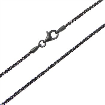 Armbånd - Oxidized/925-DiamondCut=1,8mm diameter 17 cm, fra San - Links of Joy