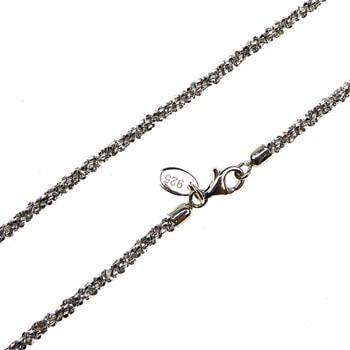 Armbånd - Rhodium/925 DiamondCut=2,8mm diameter 21 cm, fra San - Links of Joy
