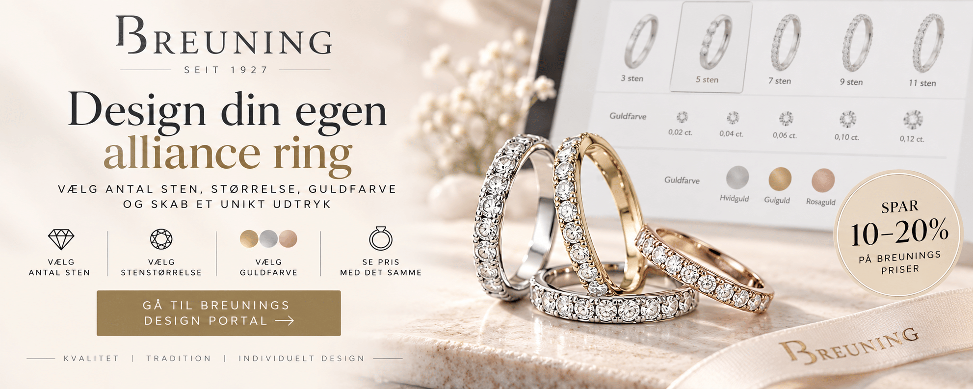 Design selv din alliancering med Breuning