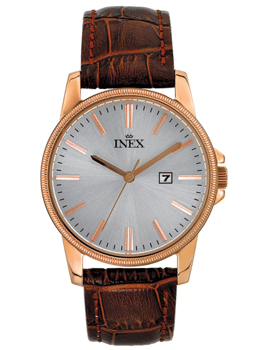 A12158D4I, INEX DAMEUR-ROSA DOUBLE MED REM + DATO Quartz Dame m/rem