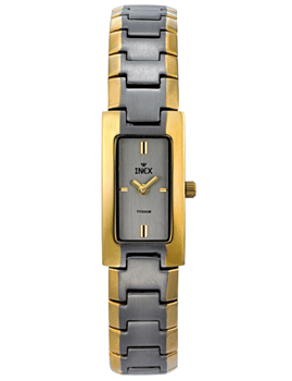 A58635B3I, INEX DAMEUR-BICOLOR MED LÆNKE Quartz Dame m/lænke