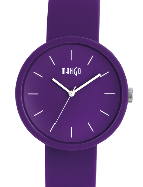 A68356PU10I, MANGO DAMEUR-PLASTIK I LILLA Quartz Dame m/rem