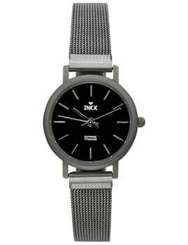 A69198-1T5I, INEX DAMEUR-TITAN MED LÆNKE Quartz Dame m/lænke