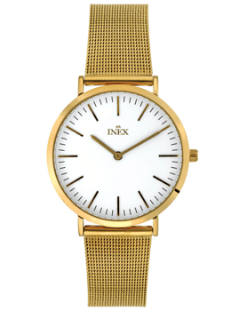 A69463-1D0I, INEX DAMEUR-DOUBLE MED MESH LÆNKE Quartz Dame m/lænke