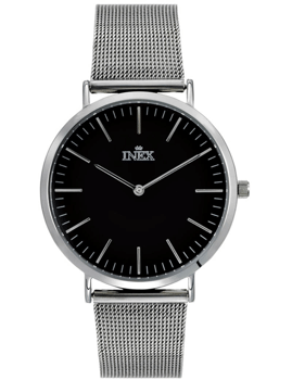 A69463-1S5I, INEX DAMEUR-STÅL MED MESH LÆNKE Quartz Dame m/lænke