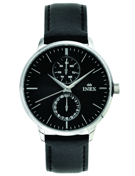 Classic Rustfri stål quartz Herre ur fra Inex, A76198S5I