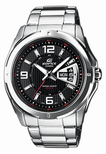 Edifice Rustfri stål Batteridrevet quartz Herre ur fra Casio, EF-129D-1AVEF