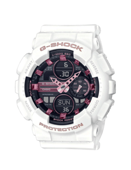 G-Shock Hvid resinplast Batteridrevet quartz Herre ur fra Casio, GMA-S140M-7AER