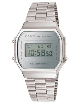 Collection Sølv resinplast Batteridrevet quartz Dame ur fra Casio, A168WEM-7EF