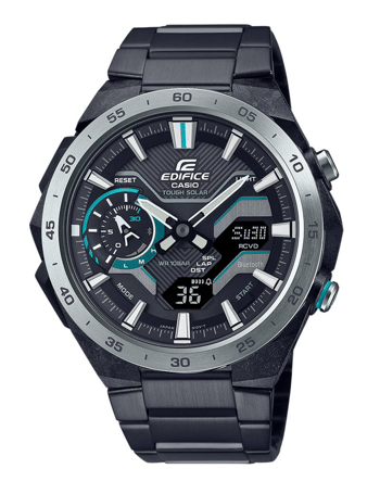 ECB-2200DD-1AEF, Casio Edifice ECB-2200DD-1AEF Anadigi Herre m/lænke