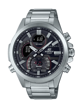 Edifice Stål Quartz Herre ur fra Casio, ECB-30D-1AEF