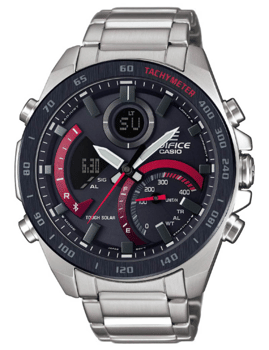 Edifice Rustfri stål batteridrevet quartz Herre ur fra Casio, ECB-900DB-1AER
