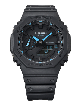 G-Shock Sort resinplast Quartz Herre ur fra Casio, GA-2100-1A2ER
