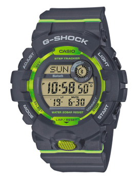 G-Shock Grå resinplast Batteridrevet quartz Herre ur fra Casio, GBD-800-8ER